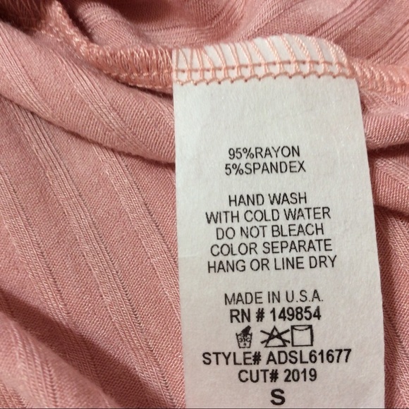 NEW Sadie & Sage Blush Pink Ruffle A-Line Mini Dress S - Picture 5 of 5